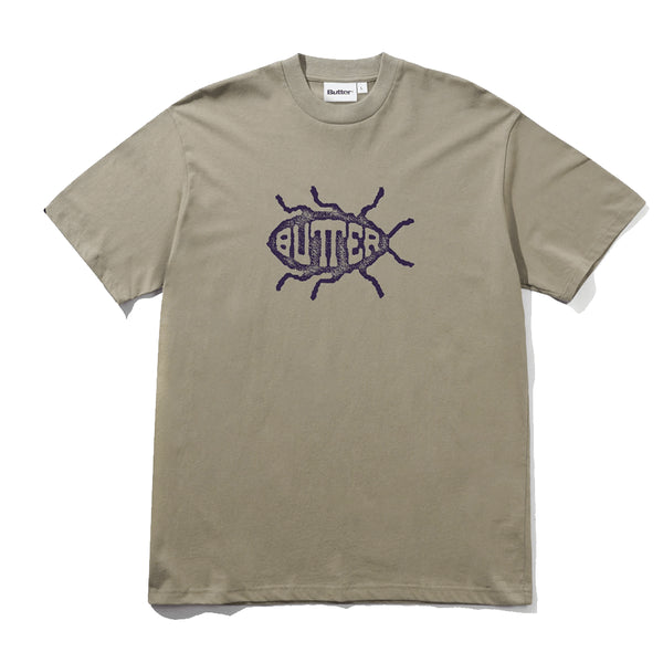 Butter Roach T-Shirt - Stone - Streetart.fr